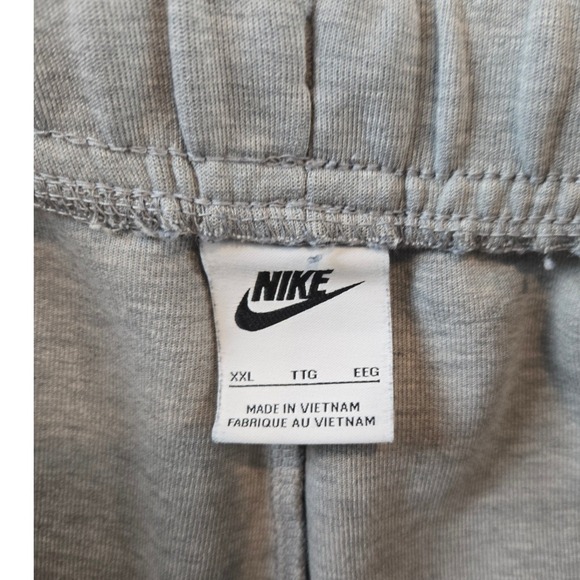 Nike Tech Joggers Mens Size XXL Grey Fleece Drill Drip Tapered Gym cu4495-063 - Picture 3 of 11